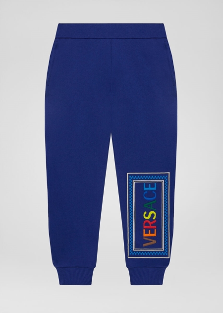 Pantaloni Versace Versace Embroidered 90s Vintage Logo Baieti | NWUGOVC-87